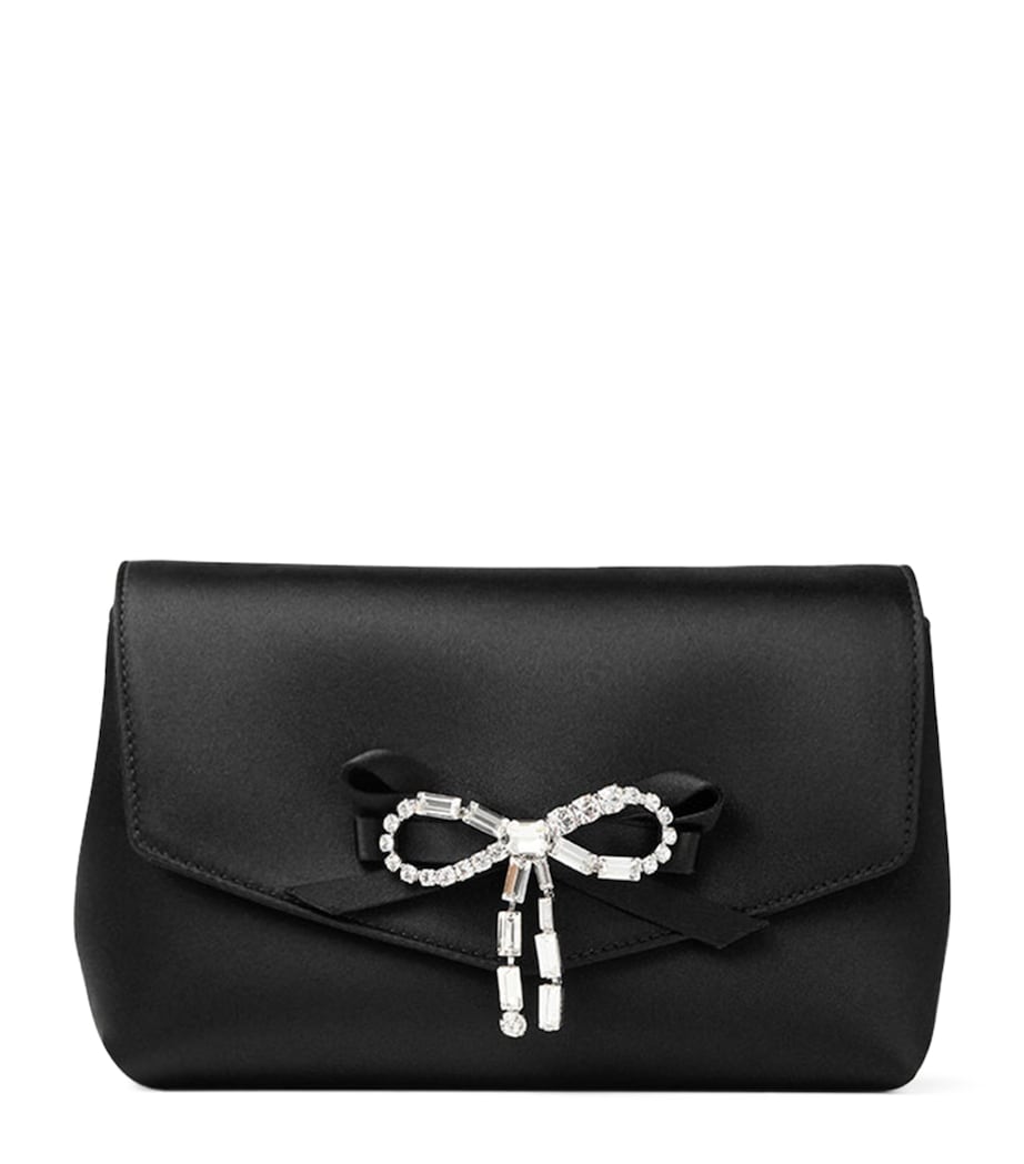 Jimmy Choo satin bow mini handbag (British brand)