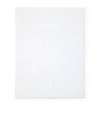 Pratesi king flat sheet with braid pattern 275cm x 275cm, imported from the UK
