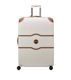 Delsey check-in suitcase with compartmentalised interior and accessory bags, 82cm height - British product