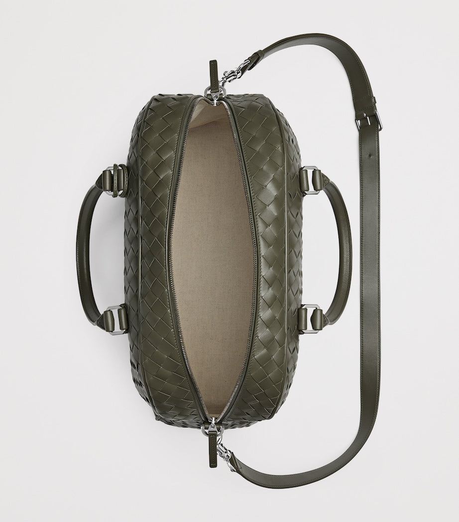 Bottega Veneta leather Intrecciato weave travel bag Getaway 24 Ore, 35x47x16 cm - British product