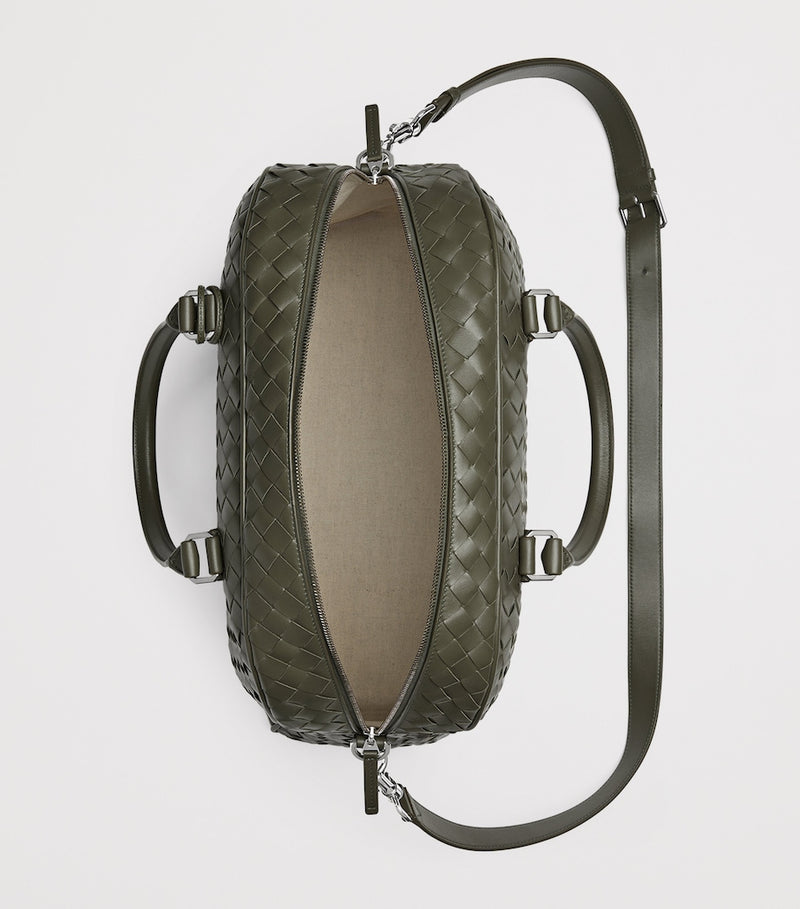 Bottega Veneta leather Intrecciato weave travel bag Getaway 24 Ore, 35x47x16 cm - British product