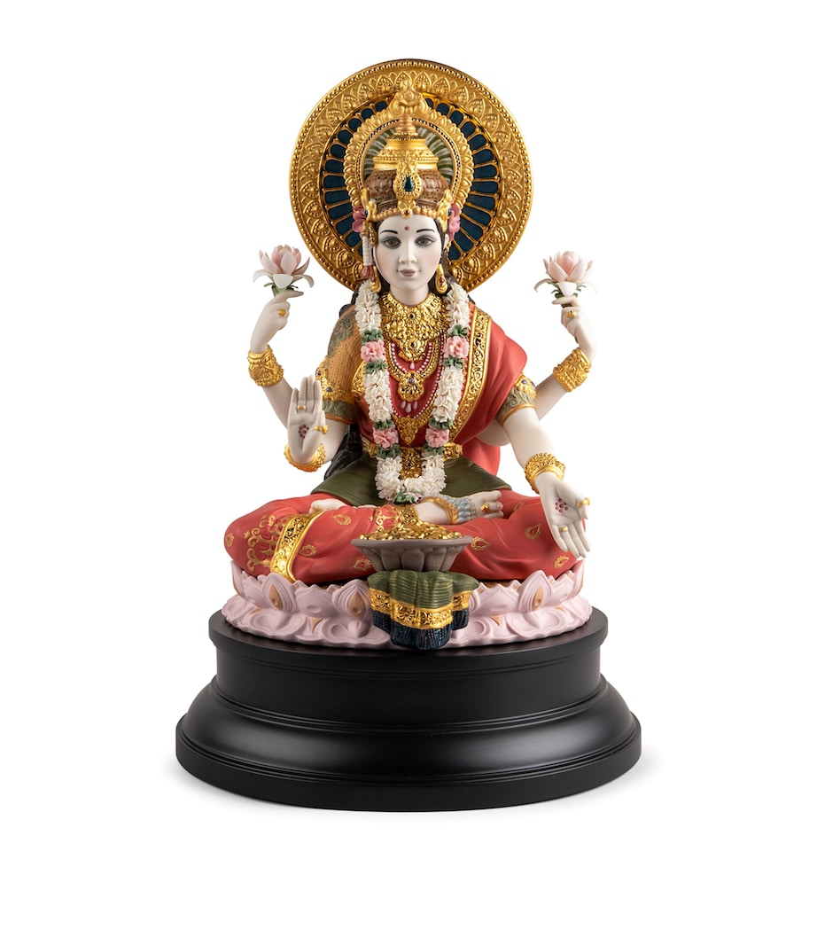 Lladró Goddess Lakshmi figurine 41cm, UK version