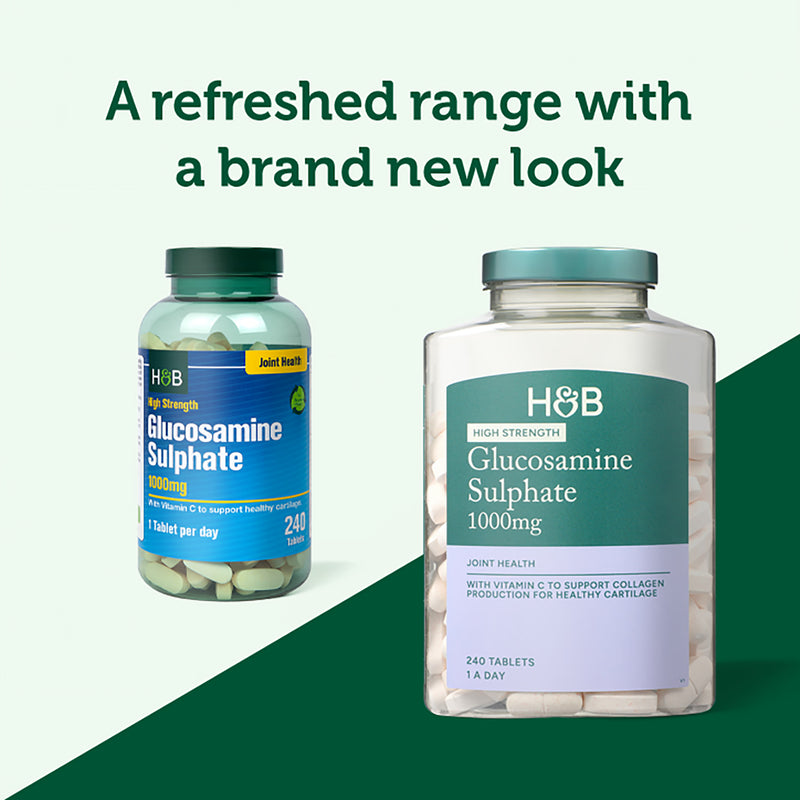 Holland & Barrett Glucosamine Sulphate Tablets 240 count, UK version