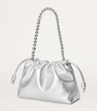 LOEWE medium metallic leather Flamenco purse, imported from the UK