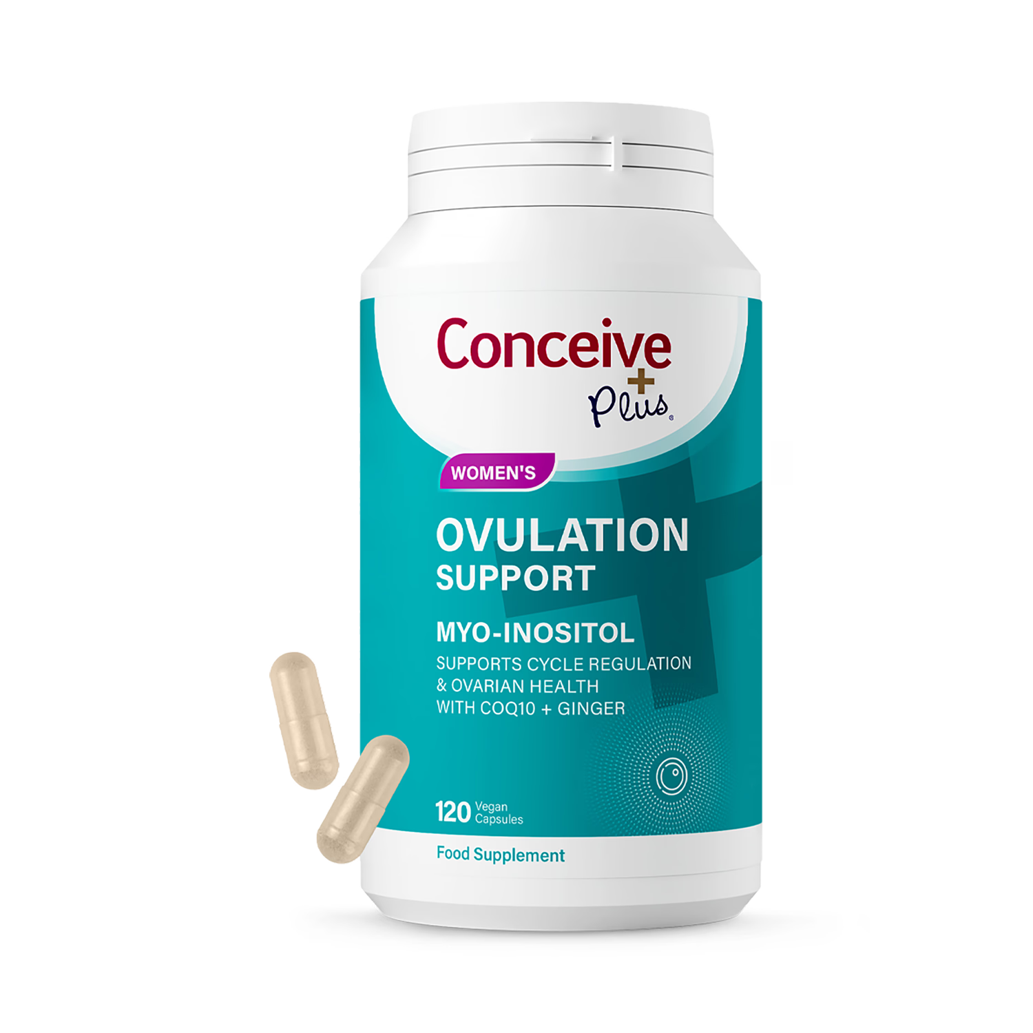 Conceive Plus ovulation support capsules 120, imported from the UK