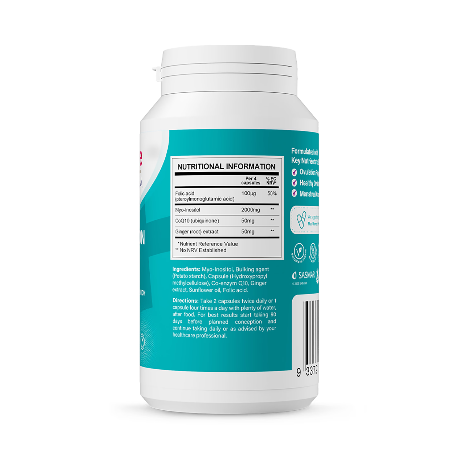 Conceive Plus ovulation support capsules 120, imported from the UK
