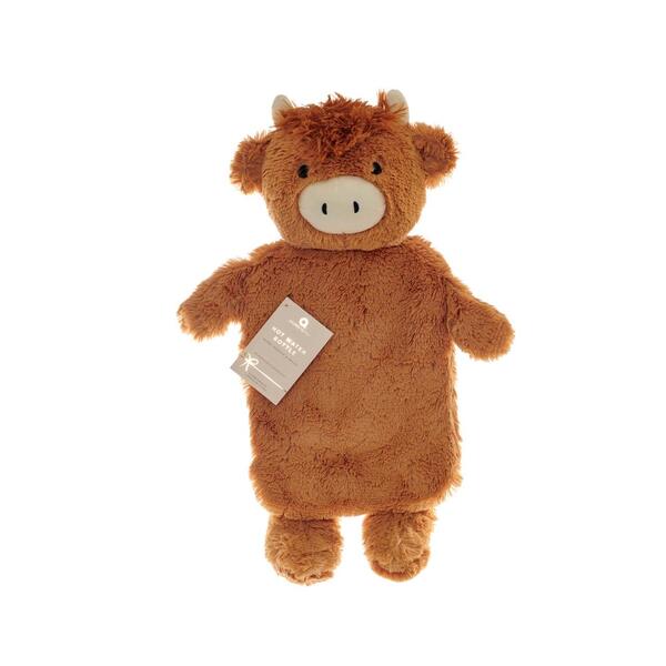 Aroma Home Highland Cow hot water bottle 2L, UK version