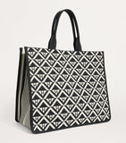 Harrods large geometric tote bag, UK version