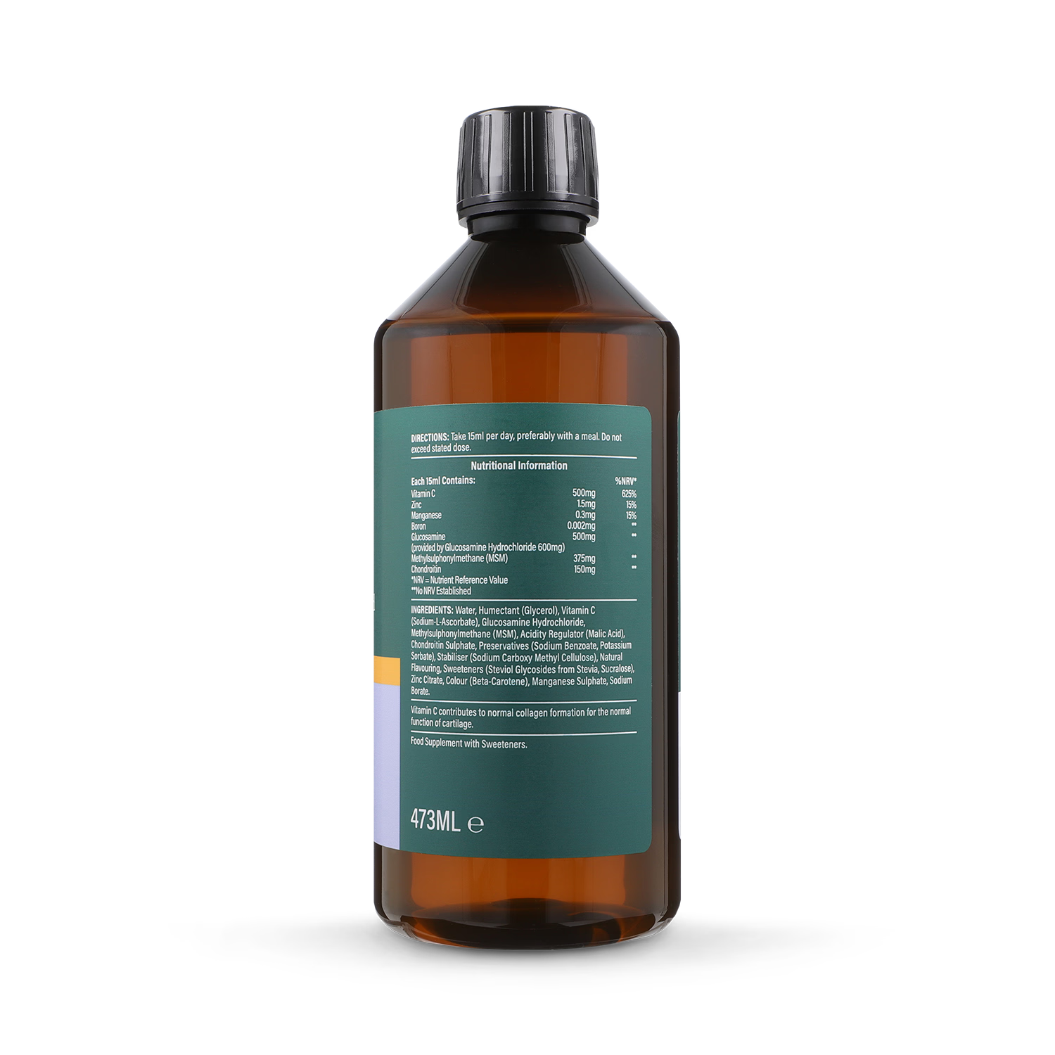 Holland & Barrett Glucosamine Chondroitin Liquid 473ml, UK version