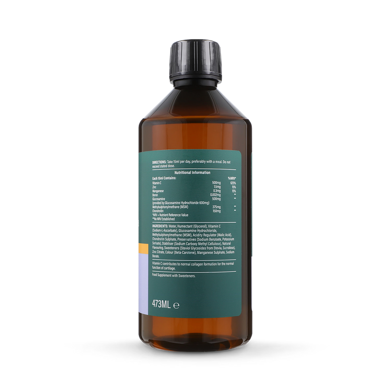 Holland & Barrett Glucosamine Chondroitin Liquid 473ml, UK version
