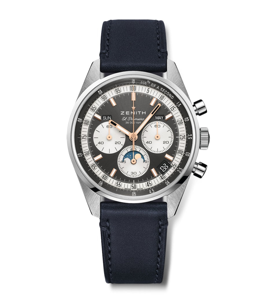 Zenith Chronomaster watch stainless steel 38mm - British product