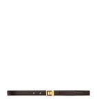 Saint Laurent calfskin leather belt with logo buckle 2cm, UK version
