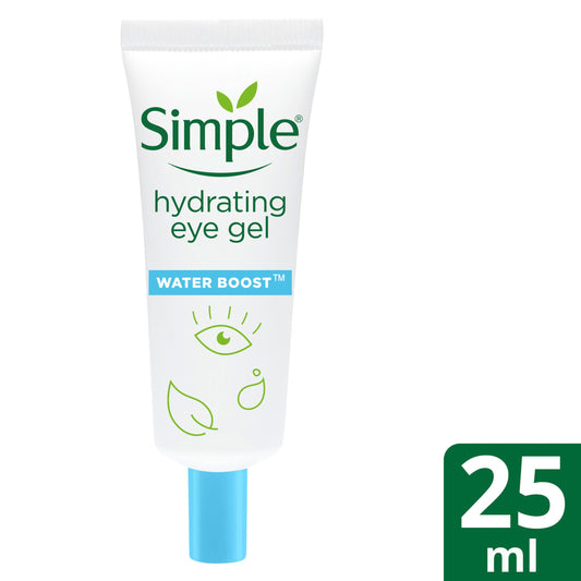Simple Water Boost Hydrating Eye Gel Tube 25ml face & body skincare Sainsburys   