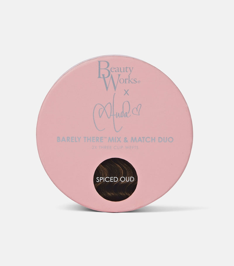 Beauty Works BARELY THERE Mix & Match Duo clip-in hair extensions 20 - British product