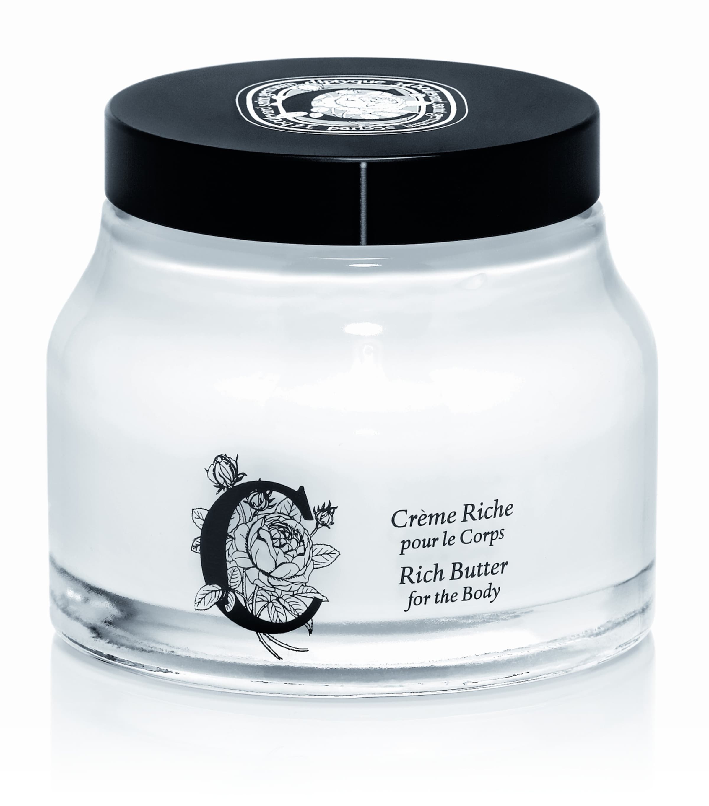 Diptyque body cream with rose floral water and argan oil - British product