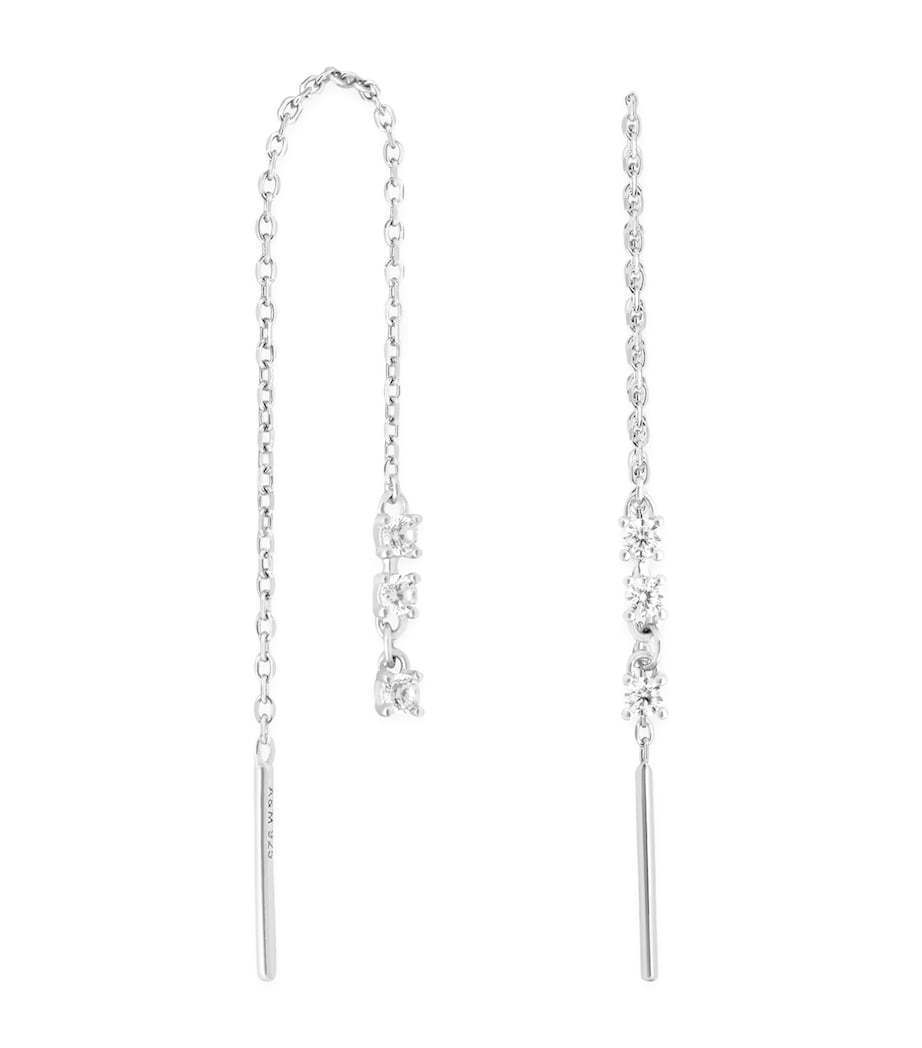 Astrid & Miyu cubic zirconia drop earrings, UK version