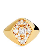 Suzanne Kalan La Fantaisie signet ring size 4 - British product