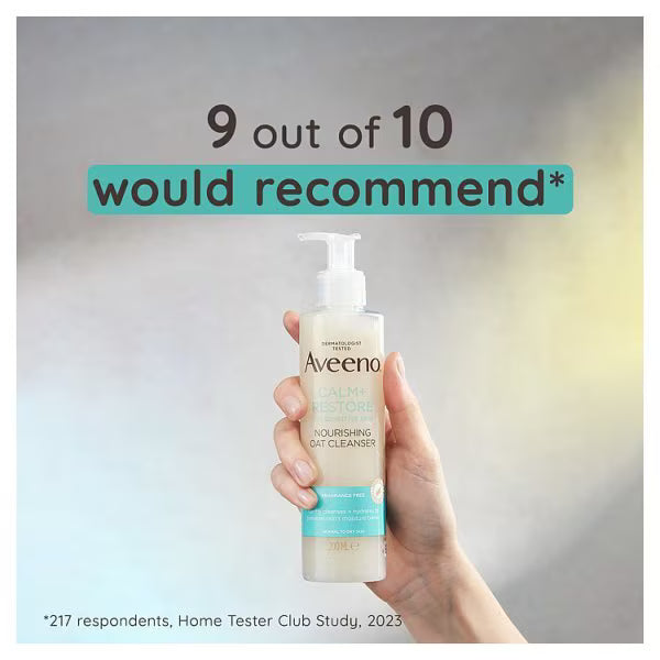 Aveeno Face Calm + Restore Cleanser 200ml - British product
