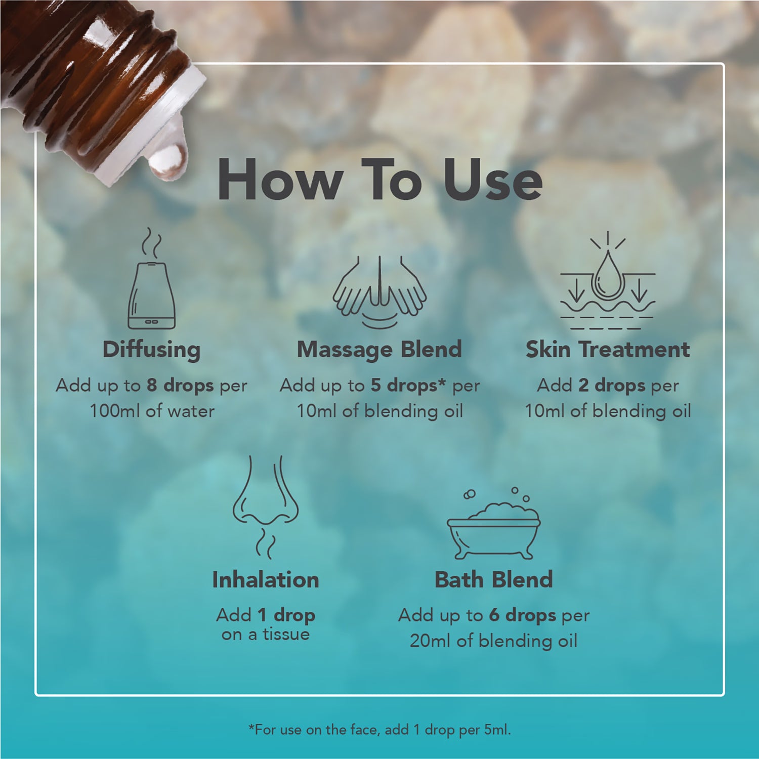 Tisserand Myrrh Pure Essential Oil Wild Crafted 9ml, imported from the UK