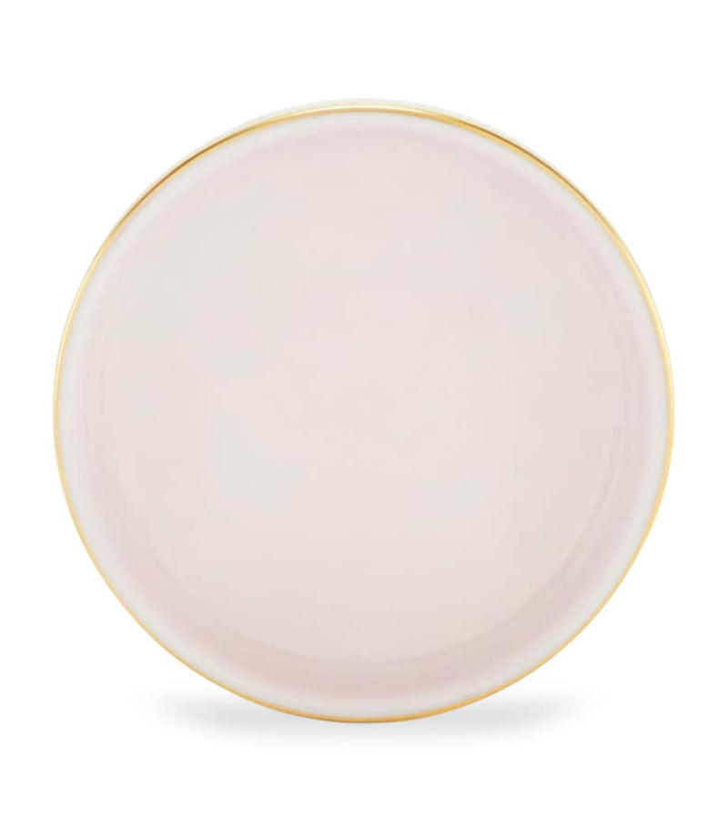 GINORI 1735 porcelain butter dish Rosa 10cm, UK version