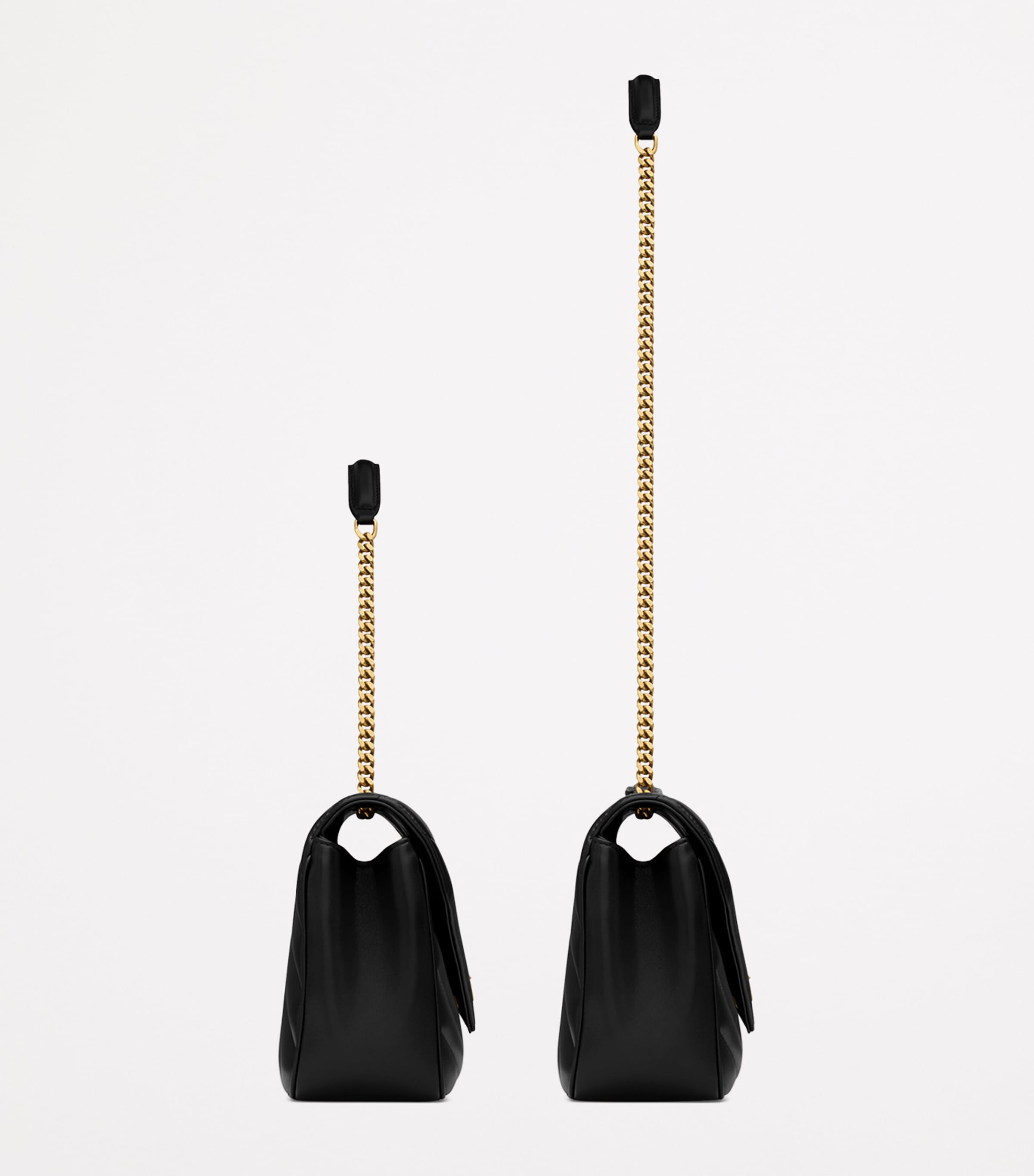Saint Laurent Medium Loulou shoulder bag matelassé lambskin, UK version