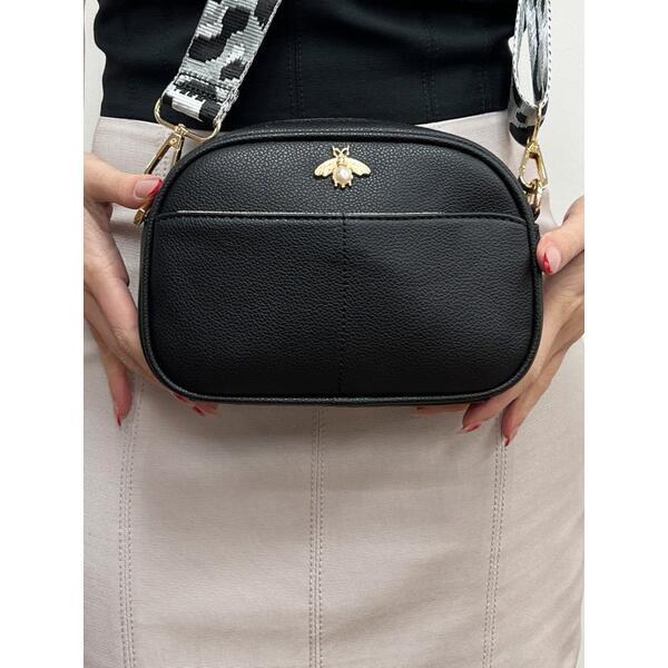 SVNX bee embellished cross body bag, imported from the UK