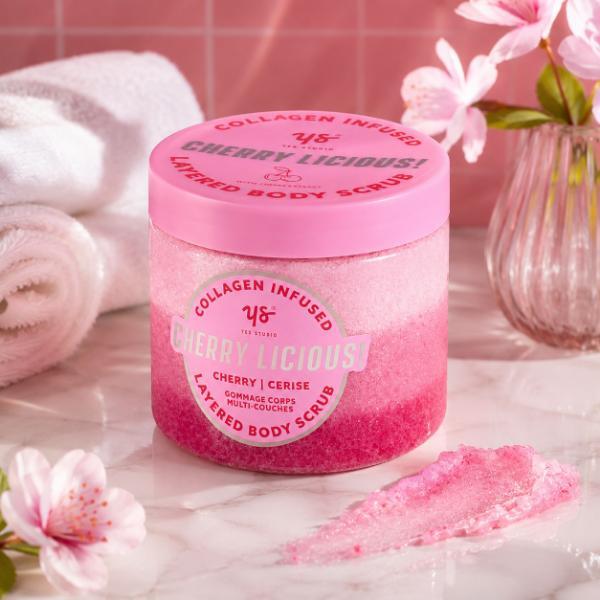Yes Studio body scrub cherry 600g (British brand)
