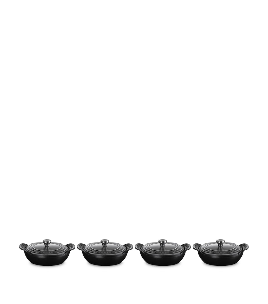 Le Creuset Gourmand mini braisers set of 4 13cm, UK version