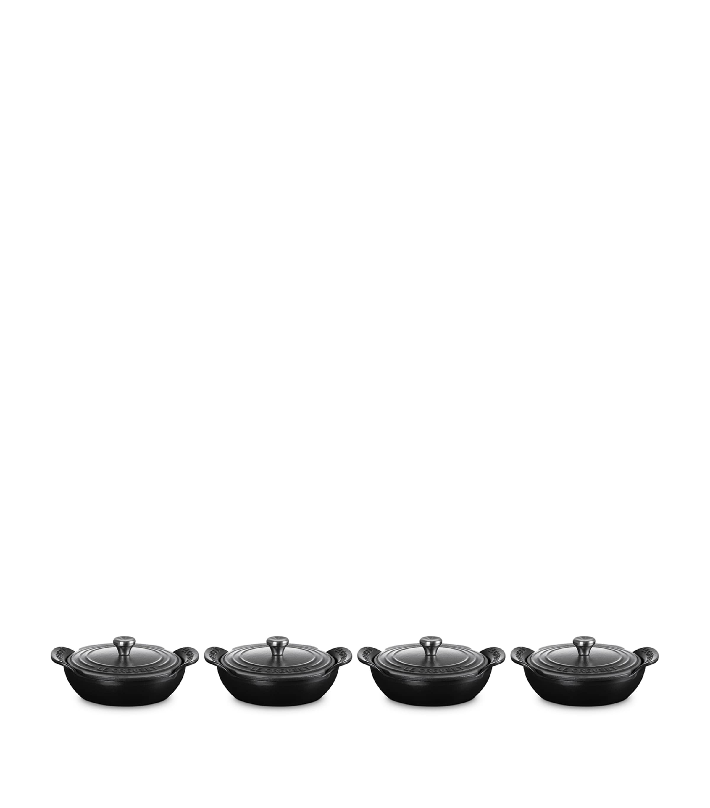 Le Creuset Gourmand mini braisers set of 4 13cm, UK version