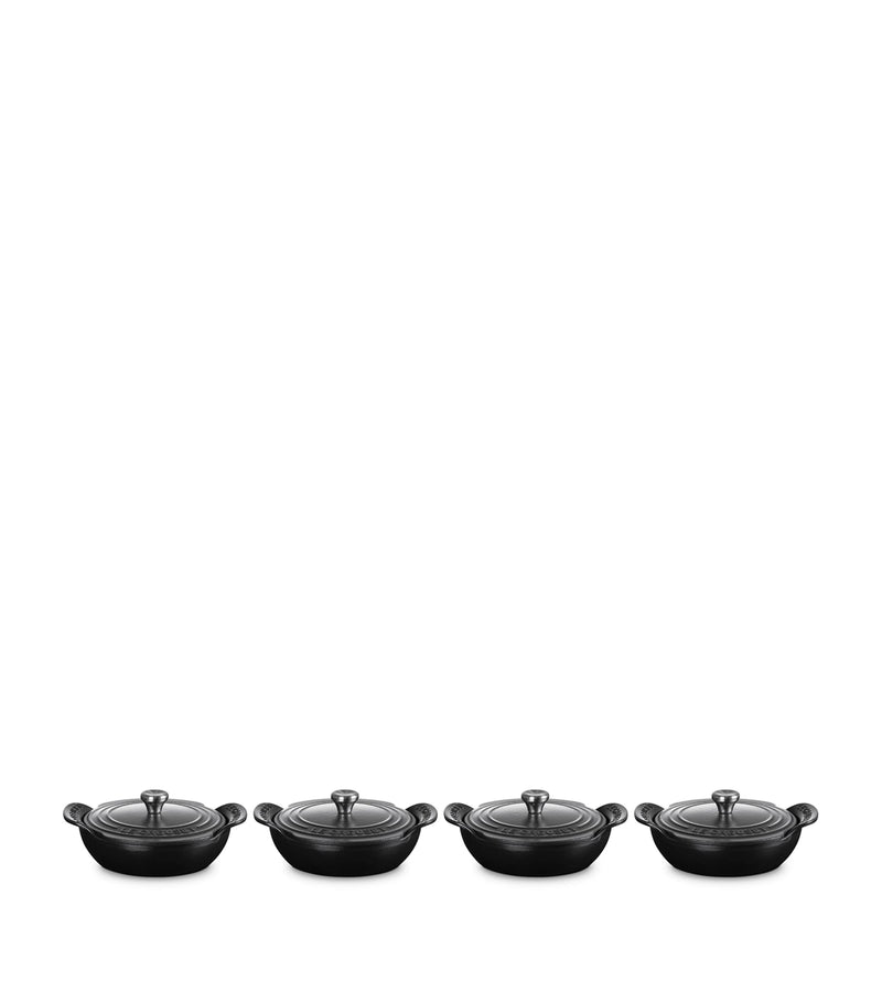 Le Creuset Gourmand mini braisers set of 4 13cm, UK version