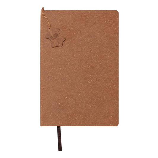 Sainsbury's Home Tan Recycled Leather Notebook Medium GOODS Sainsburys   