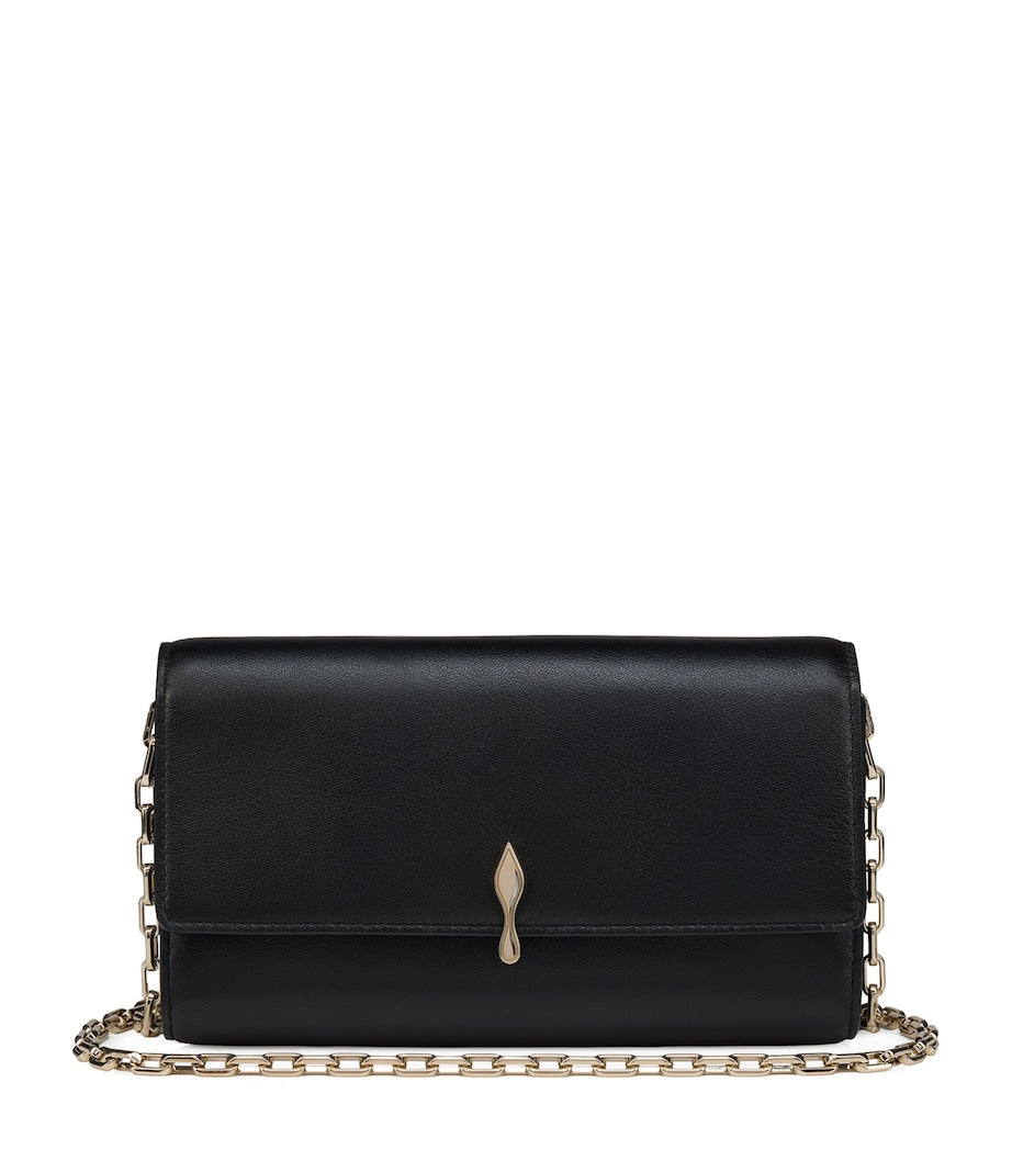 Christian Louboutin Bettina nappa leather chain wallet, imported from the UK