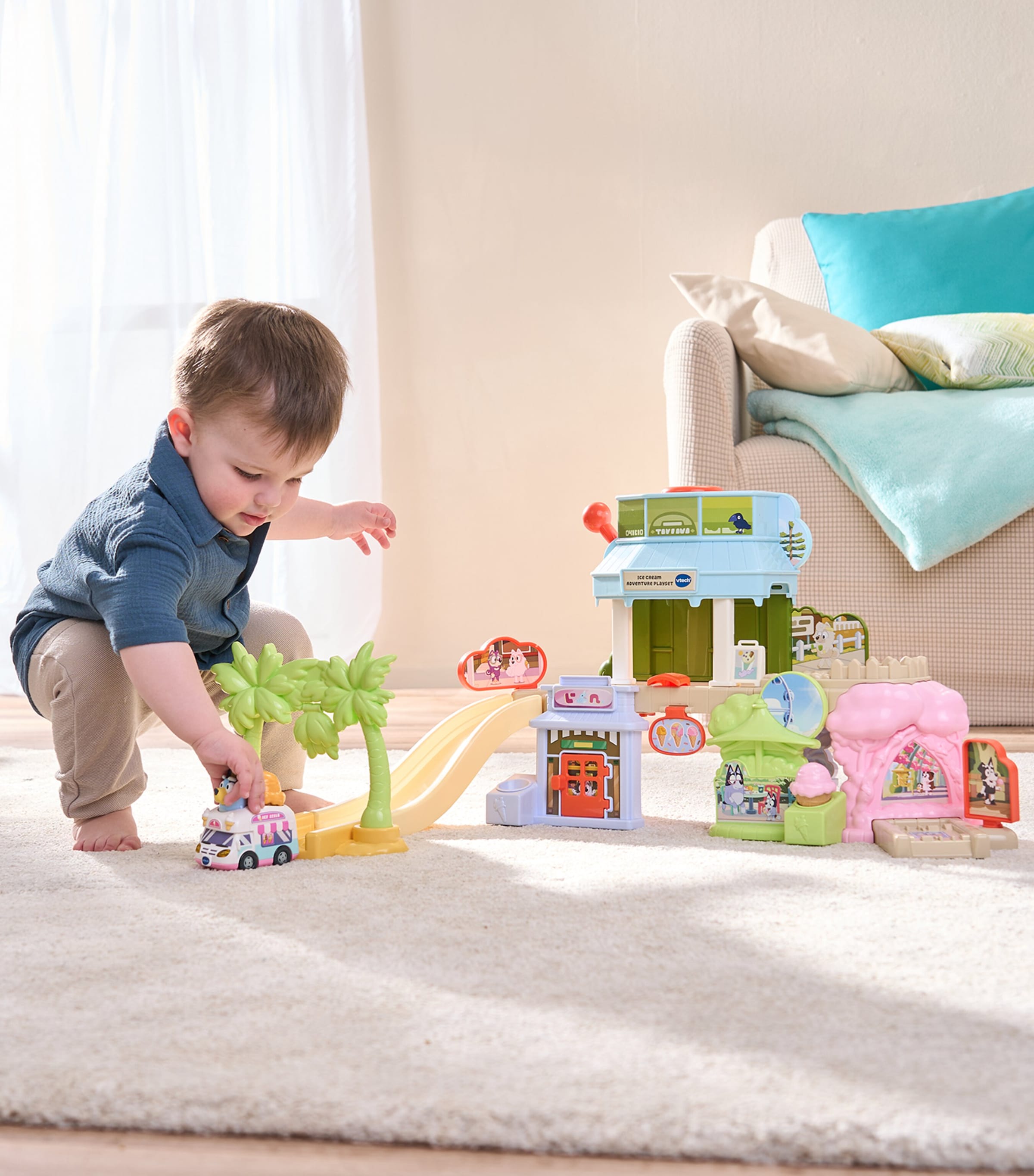 VTech Bluey Ice Cream Adventure Play Set, imported from the UK