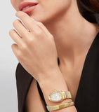 Bvlgari yellow gold diamond Serpenti Tubogas watch 35mm, imported from the UK