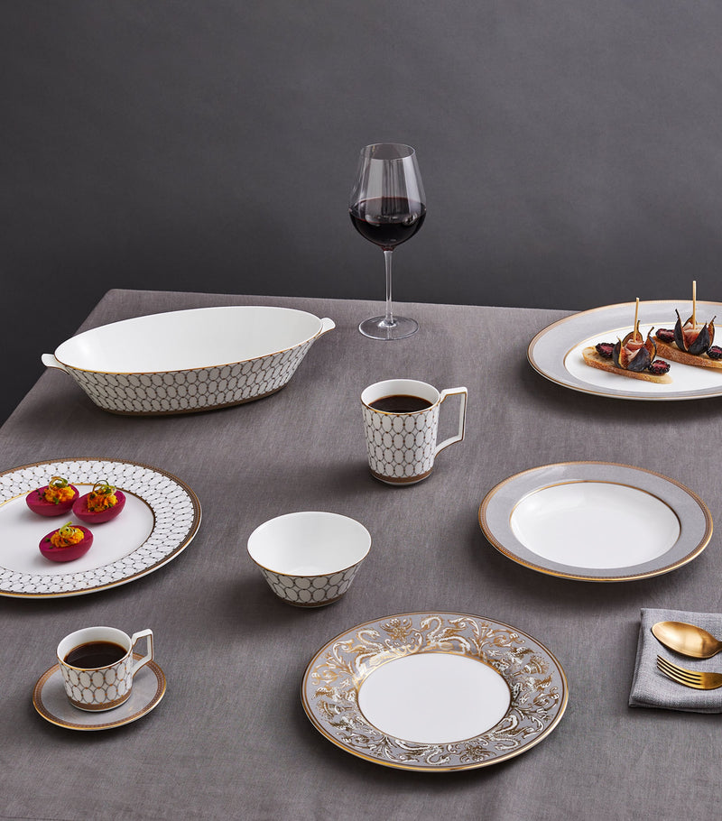 Wedgwood Renaissance Grey serving platter 36cm (British brand)