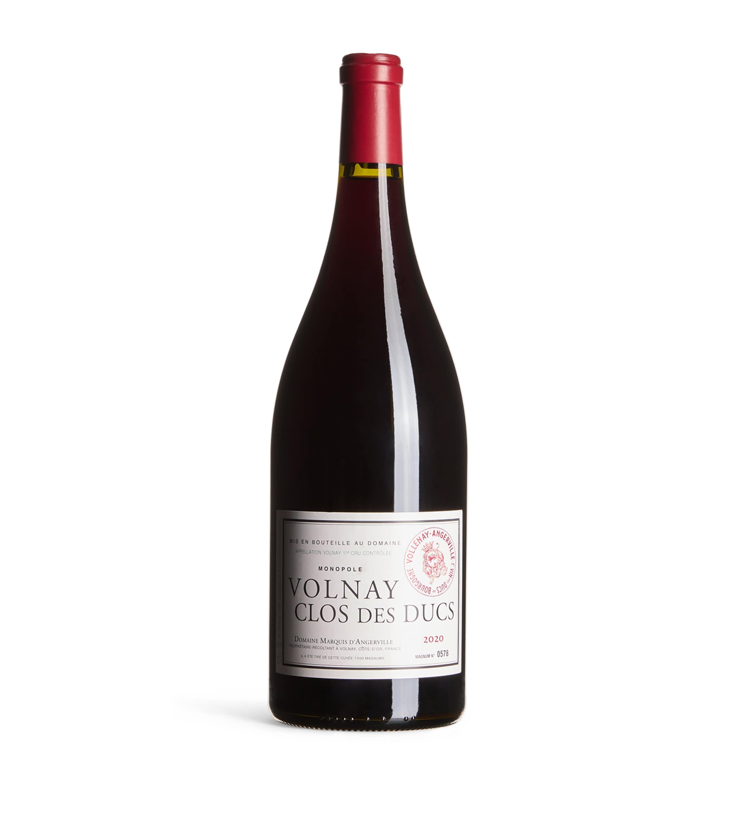 Domaine Marquis d'Angerville red wine Volnay Premier Cru 75cl - British product