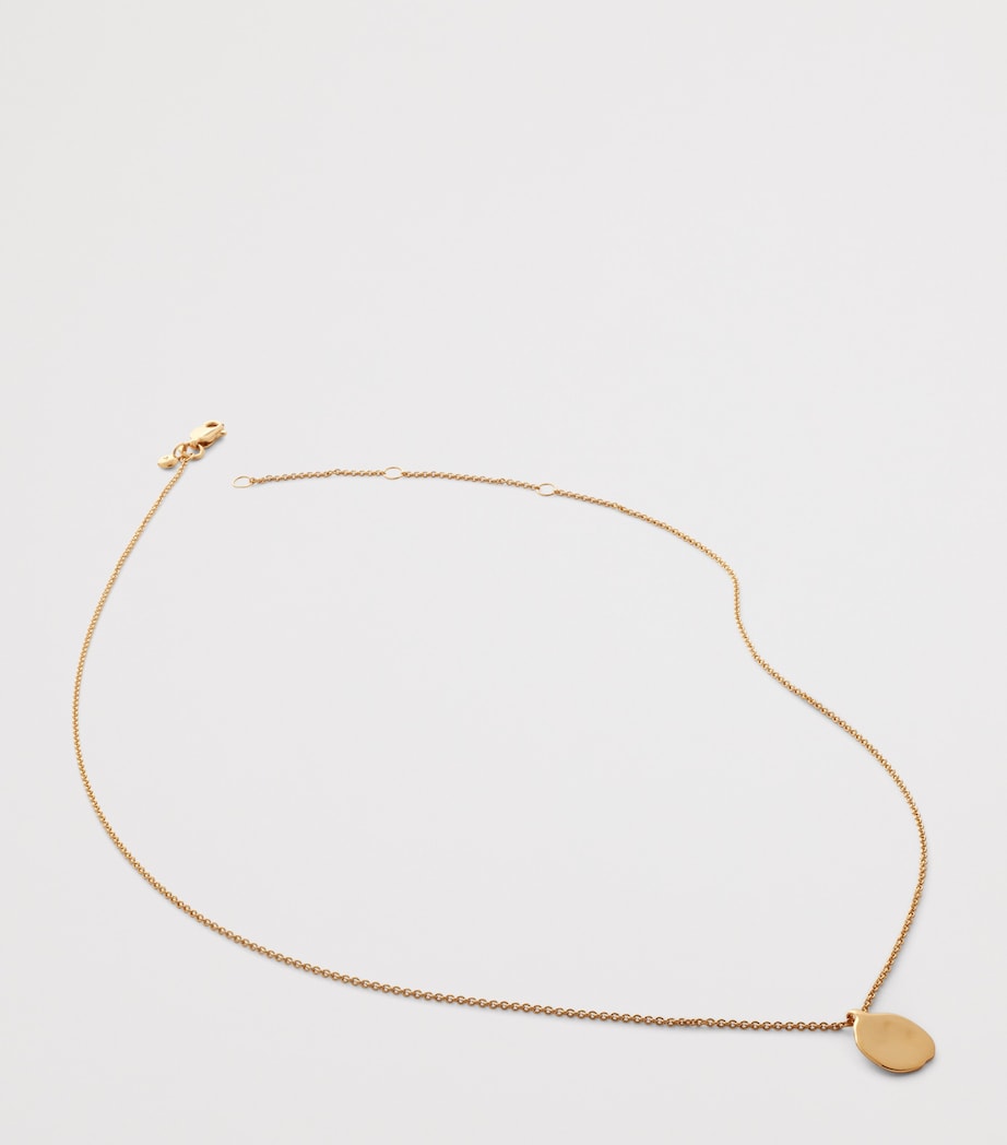 Monica Vinader gold vermeil pendant necklace, imported from the UK