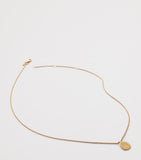 Monica Vinader gold vermeil pendant necklace, imported from the UK