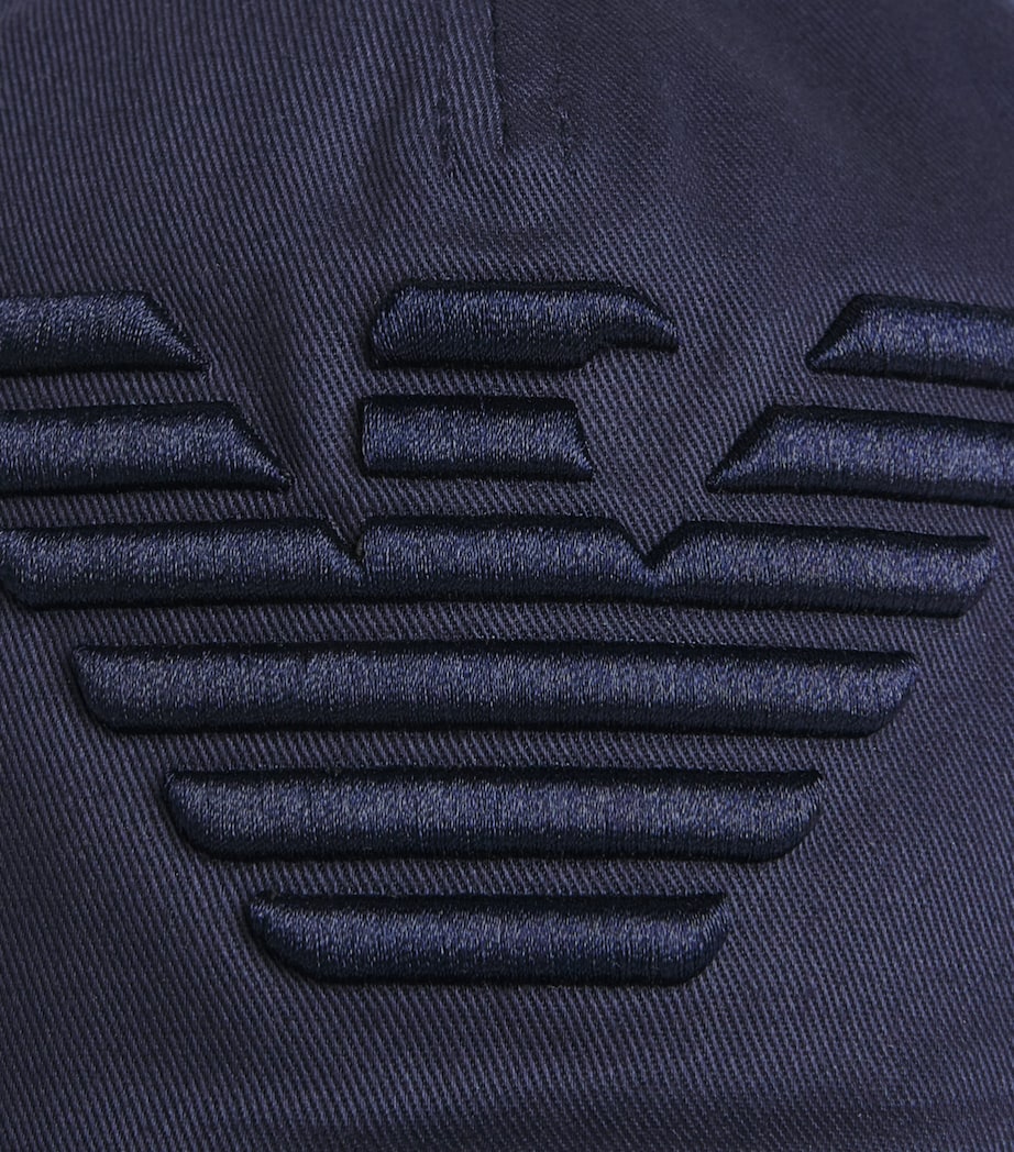 Emporio Armani cotton eagle baseball cap (British brand)