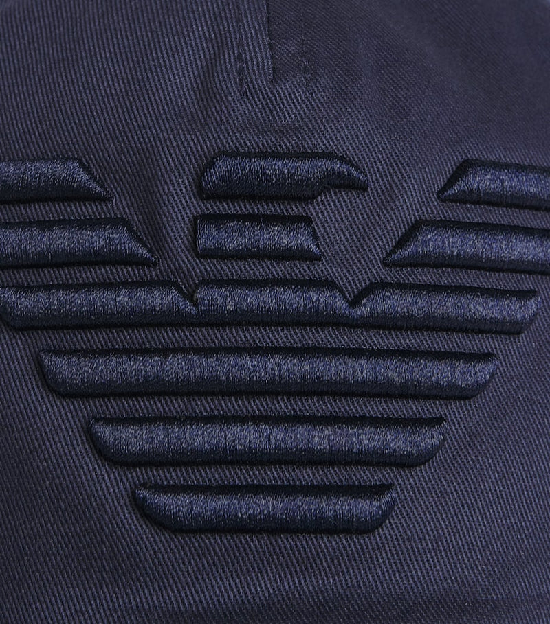 Emporio Armani cotton eagle baseball cap (British brand)