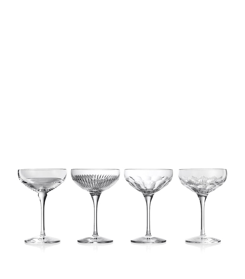 Waterford Mixology Circon large coupe glasses set of 4 (280ml) (British brand)