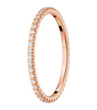 Boucheron wedding ring rose gold diamond (British brand)