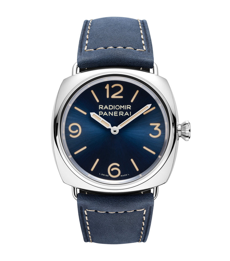 Stainless Steel and Calf Leather Radiomir Officne Watch 45mm