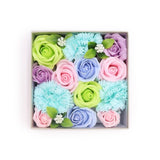Merci Boutique soap bouquet Blue Dream Square, imported from the UK