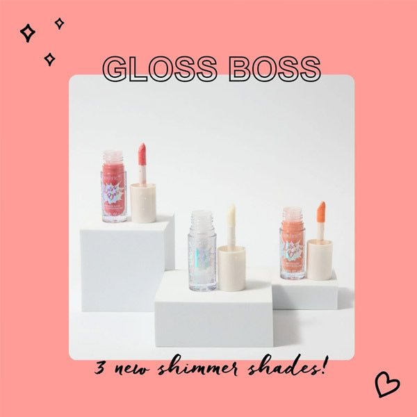 Technic Gloss Boss Shimmer Peach Sparkle gloss highlighter, UK version