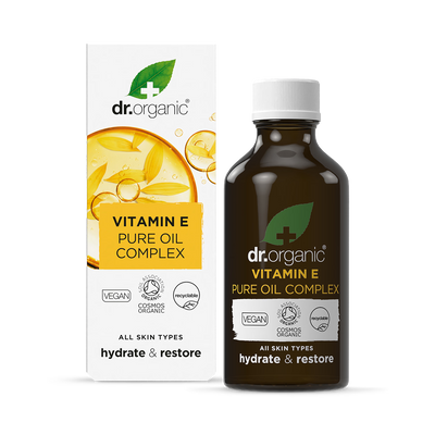 Dr Organic Vitamin E Reine Ölkomplex Gesichts- und Körperöl 50ml