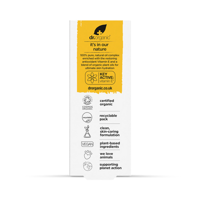 Dr Organic Vitamin E Reine Ölkomplex Gesichts- und Körperöl 50ml
