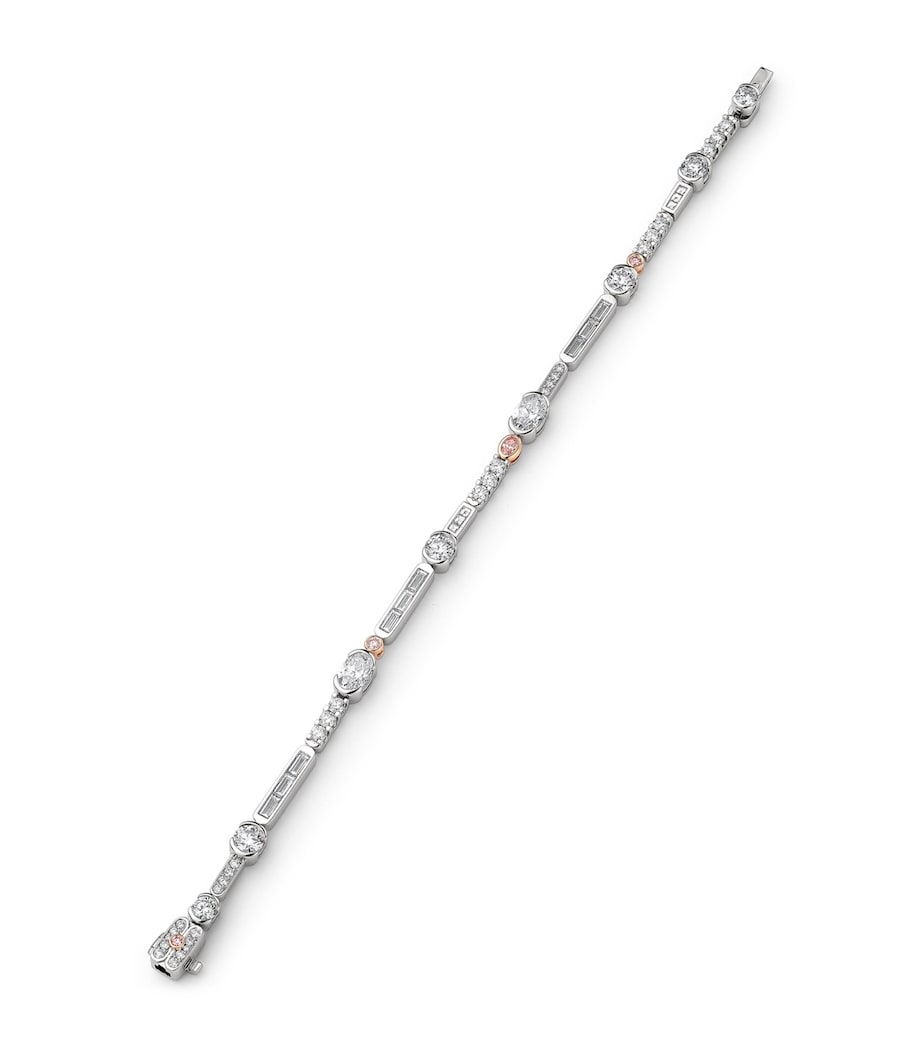 Boodles Play of Light bracelet platinum and rose gold (British brand)