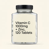 Holland & Barrett Vitamin C & Zinc tablets 120 count, UK version