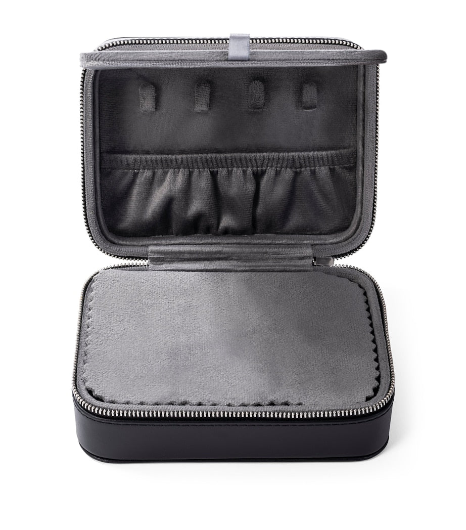 Buben & Zorweg leather Roma jewellery case 6.5cm x 16cm x 12cm - British product